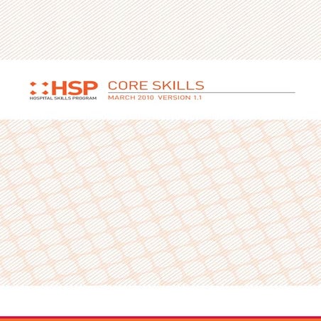 HSP Core Skills Module