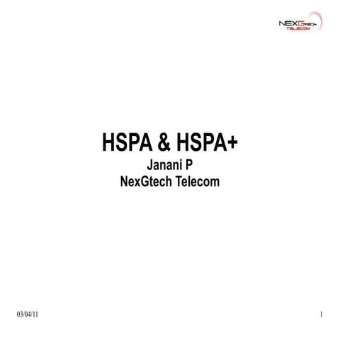 Hspa and hspa+