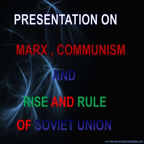 Karl Marx and theory | PPT
