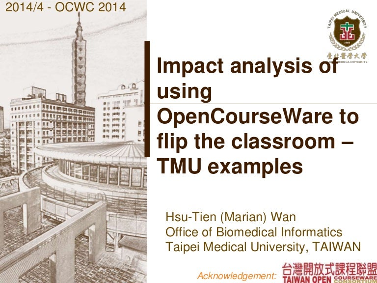 Impact Analysis Of Using Opencourseware To Flipper The Classroom Ex