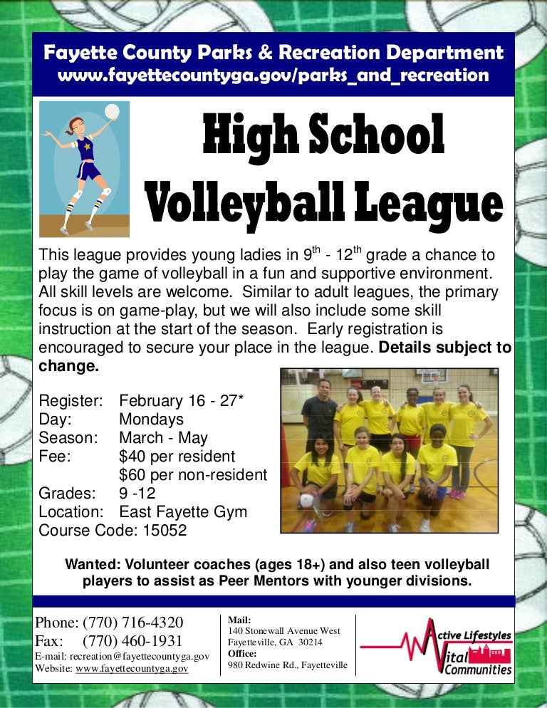 High School Volleyball League