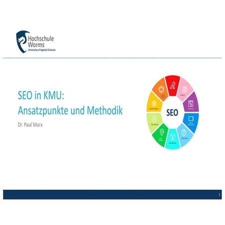 SEO in KMU: Ansatzpunkte und Methodologie