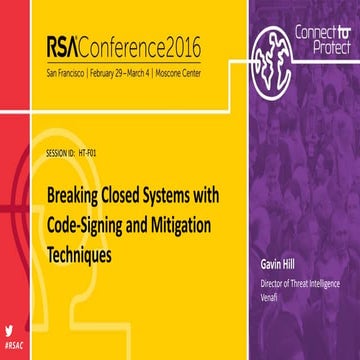 Breaking Closed Systems with Code-Signing and Mitigation Techniques