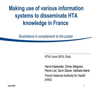 Making use of various information s...