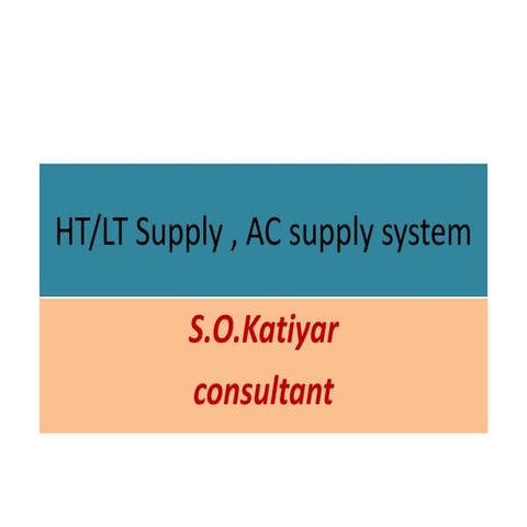 Ht and lt scheme dc system