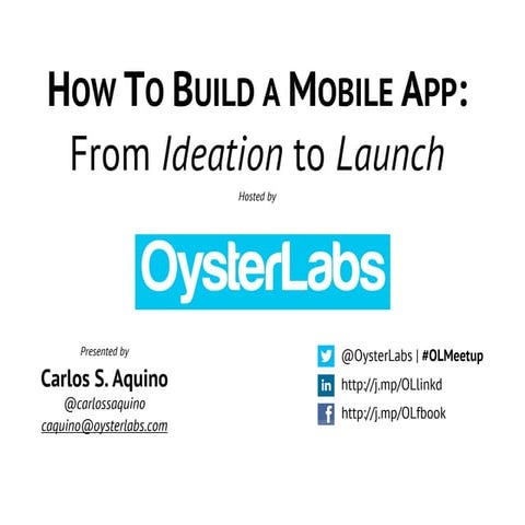 How To Build A Mobile App - From Ideation to Launch