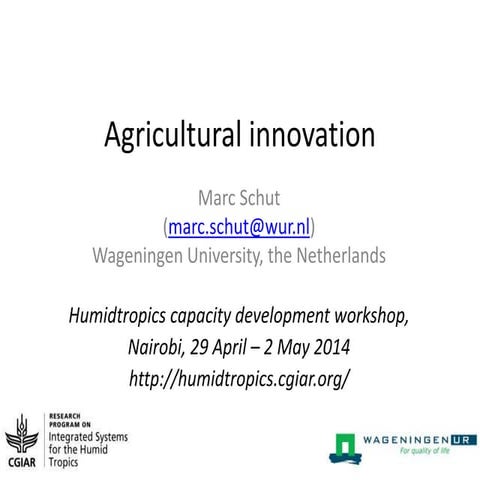 Agricultural innovation