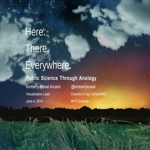 Here, There, & Everywhere: Public Science Through Analogy
