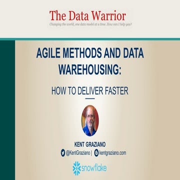 Agile methods and dw mha
