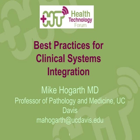 Best Practices in Clinical Systems Integration