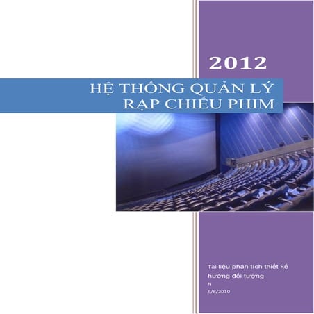 Hệ thống quản lý          rạp chiếu phim