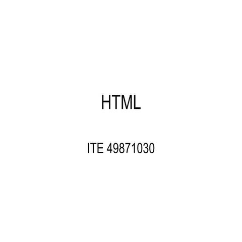 Html