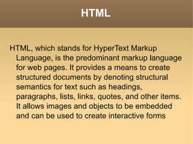 Web Development using HTML & CSS | PPT