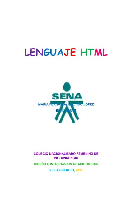 TEORIA LENGUAJE HTLM
