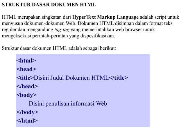 DOWNLOAD CARA MEMBUAT HTML