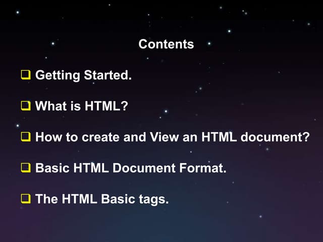Html