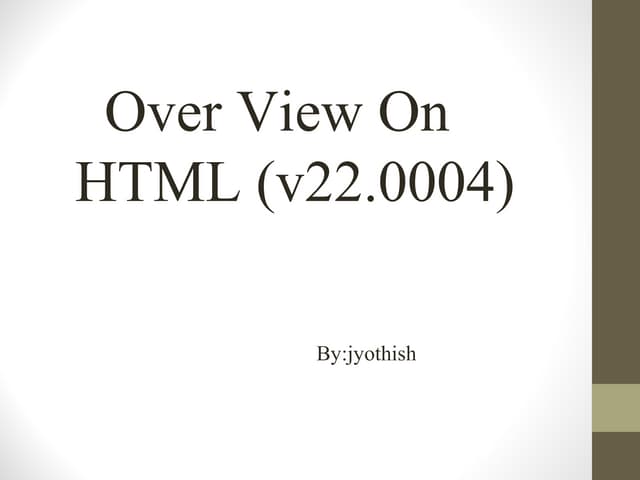 Html
