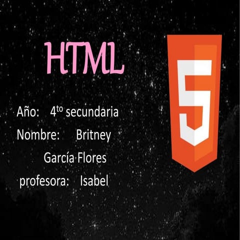 CLASE 1 - HTML - 5TO GRADO | PPTX