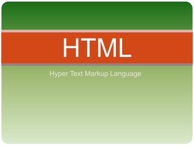 Html