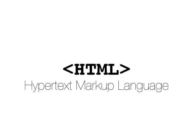 HTML Dasar : #2 Hello World