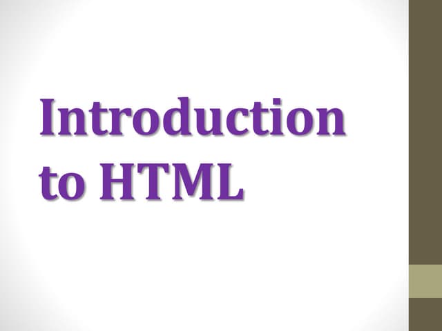 Html