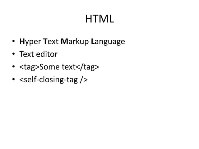 Html and-css