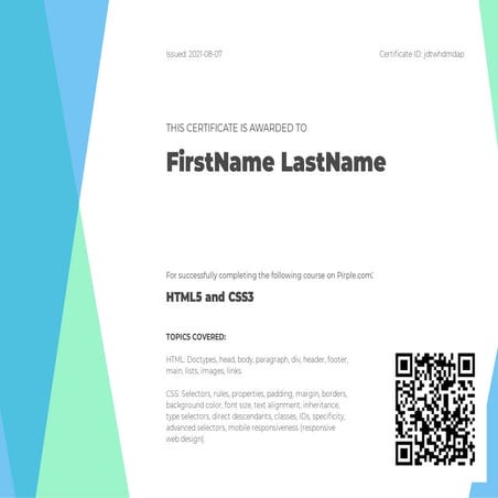 Creating and design certificate with QR code verification | PPT