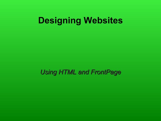 Learn HTML