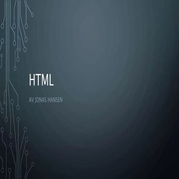 Html jonas | PPT