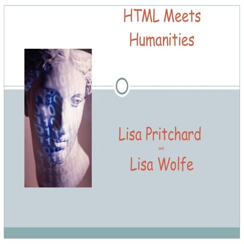 HTML meets Humanities