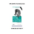 HTML & XHTML: The Definitive Guide