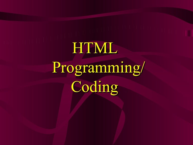 Basics of Html