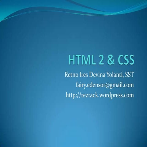 Html 2 | PPT