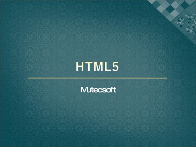 Html5