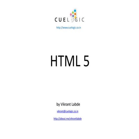 HTML5 | PPT