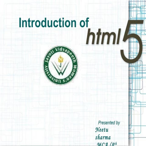 Html5 | PPT