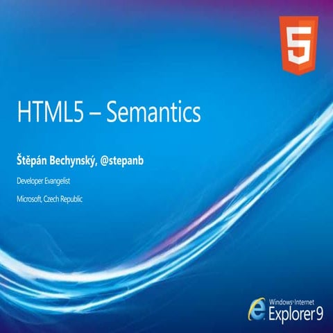 HTML5 (Štěpán Bechynský)
