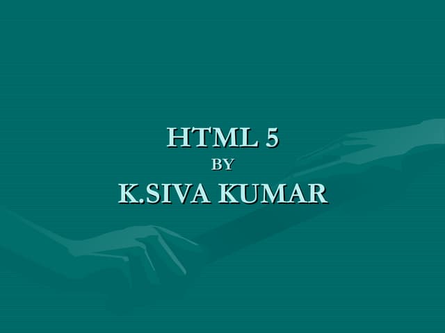 Html 5