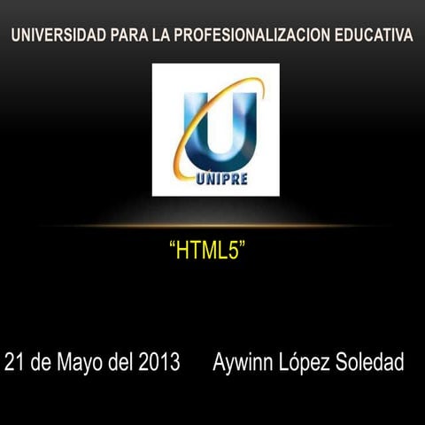 Ficha curso de Programación en Lenguaje HTML5 | DOCX