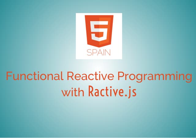 FRP with Ractive and RxJS