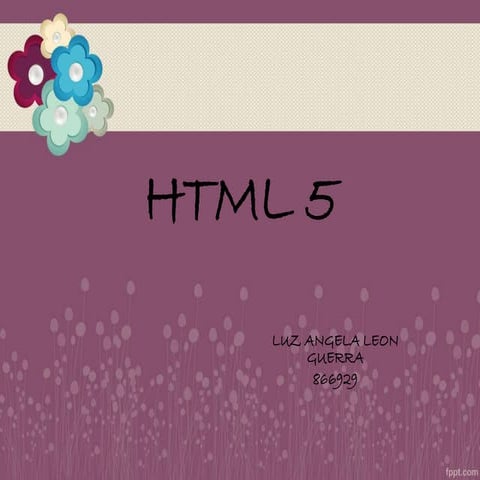 Html y html5 | PPTX