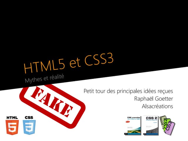 HTML5 / CSS3 : Mythes et realite
