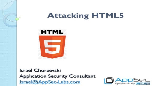 Html5 hacking