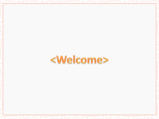 HTML5 - Let’s make the WEB more powerful