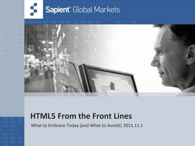 Html5 today