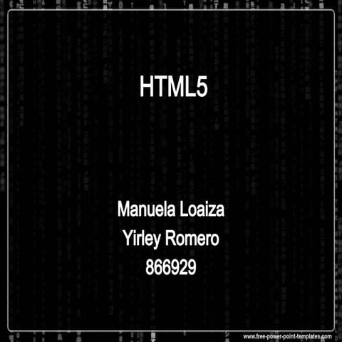 Diferencias entre html y html5 | PPTX