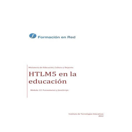 Formularios HTML