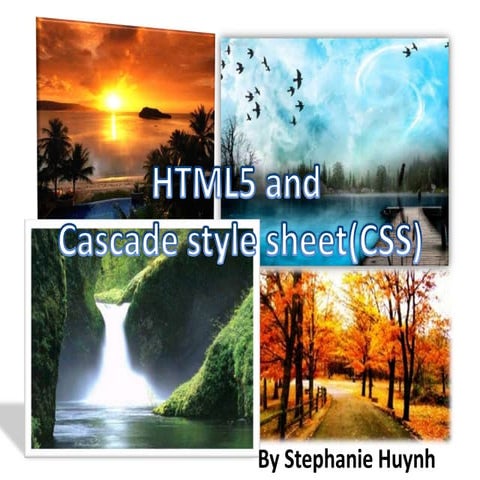Steph's Html5 and css presentation | PPT