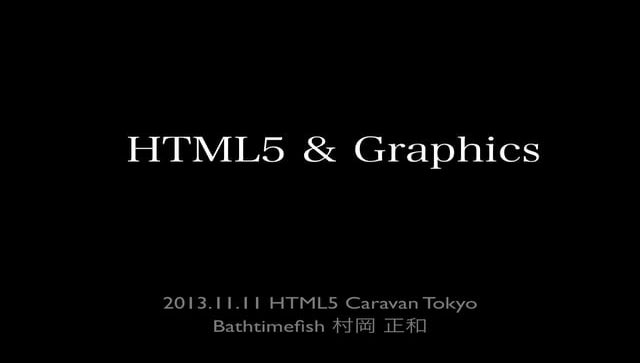 Html5 and Graphics