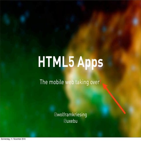 HTML5 Apps - Mobile Developer Summit Bangalore